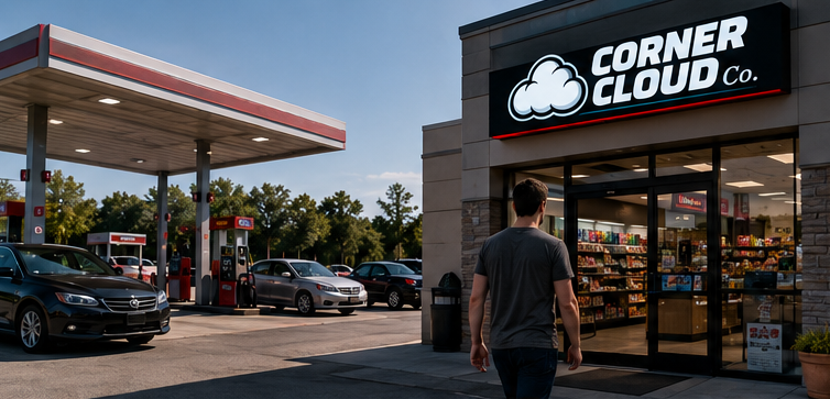 Concept visual: store entrance